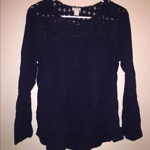 Navy blouse